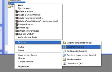 Cloud Antivirus, comprueba ficheros potencialmente maliciosos
