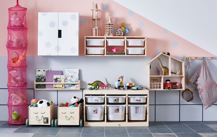Ikea tiene los organizadores perfectos para tener los juguetes (y las prendas) ordenados