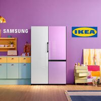 Muebles IKEA, frigorífico Samsung Bespoke y paneles de color: la forma más sencilla de cambiar la cocina sin meterse en obras 