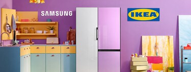Muebles IKEA, frigorífico Samsung Bespoke y paneles de color: la forma más sencilla de cambiar la cocina sin meterse en obras 