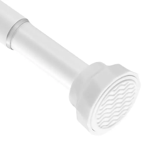 Barra de Cortina Extensible Blanca