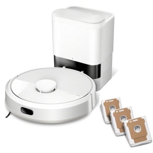 iRobot Roomba 105 Combo Robot Aspirador y Friegasuelos 7000Pa Blanco + Base de Autovaciado + Pack de 3 bolsas