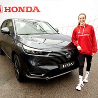 La jugadora Marta Ortega es la nueva embajadora de Honda, y se ha llevado un HR-V SUV como obsequio 