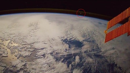 Este meteorito entrando en la Tierra se avistó desde la Estación Espacial Internacional