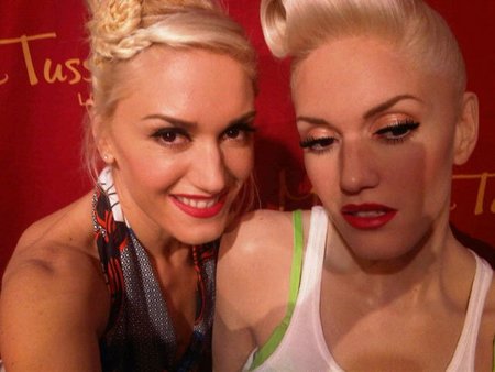 Gwen Stefani encantada de la vida con su "yo" de cera