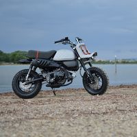Esta Honda Monkey es la prueba de que la impresión 3D en metal es el futuro de las preparaciónes