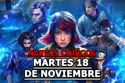 Códigos Free Fire Max para Martes 18 de Noviembre 