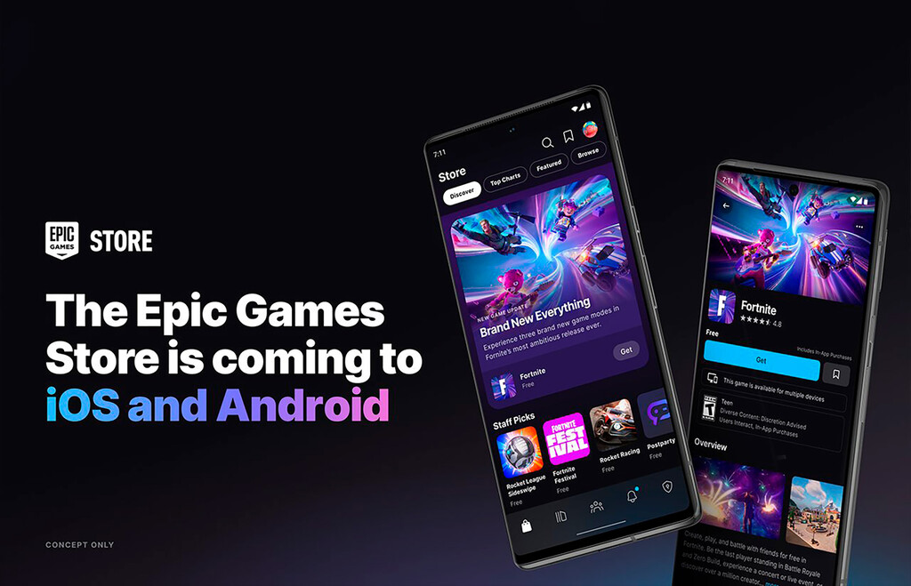 Epic redobla su apuesta: anuncia que la Epic Games Store aterrizará en iOS y Android (y desvela el período de lanzamiento)
