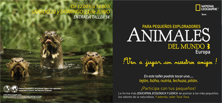 Deja que tus hijos interactúen con animales reales en los talleres de National Geographic