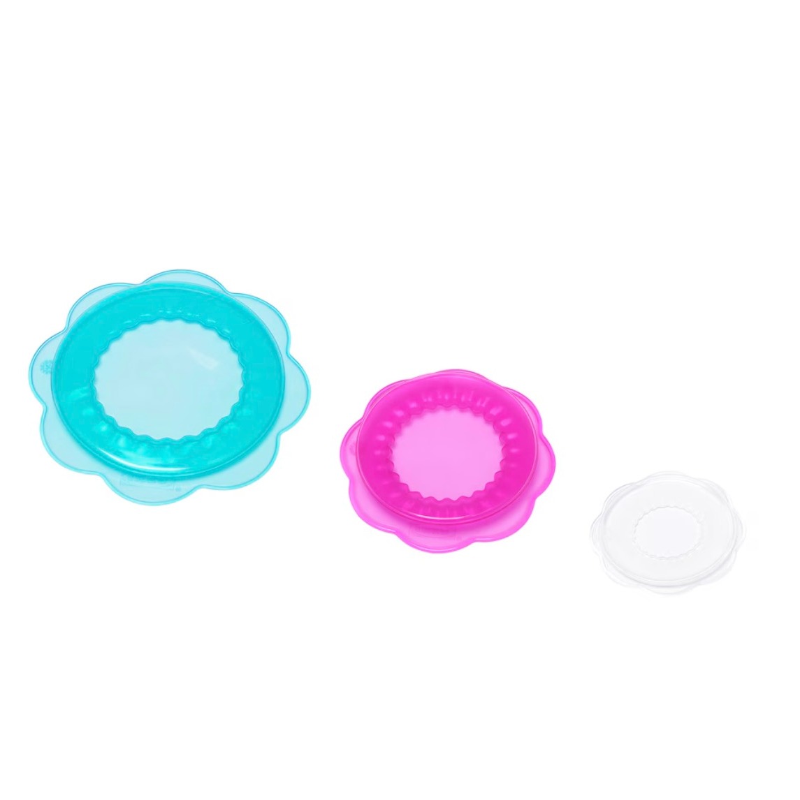 ÖVERMÄTT
Campana de alimentos, juego de 3, silicona multicolor