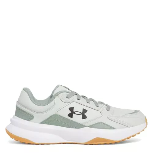 Under Armour UA Edge Lthr, Zapatillas de Entrenamiento Hombre, Hydro Green White Black, 40 EU