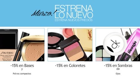 El Corte Inglés, un 15 % de descuento en la sección ´belleza`