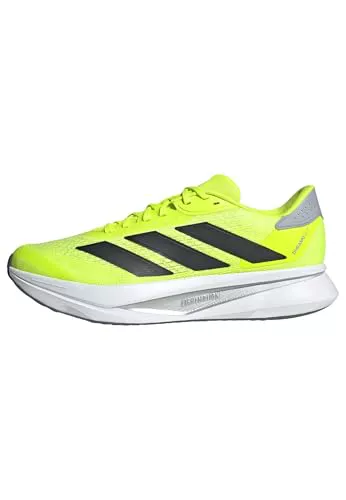 adidas Duramo SL 2 Running Shoes, Zapatillas para Correr Hombre, Lucid Lemon/Core Black/Halo Silver, 42 EU