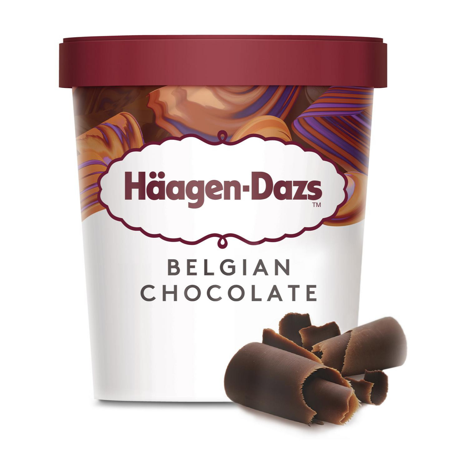Helado de chocolate belga Häagen Dazs