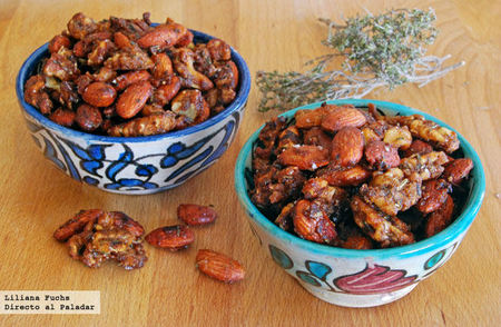 Receta de frutos secos especiados al horno
