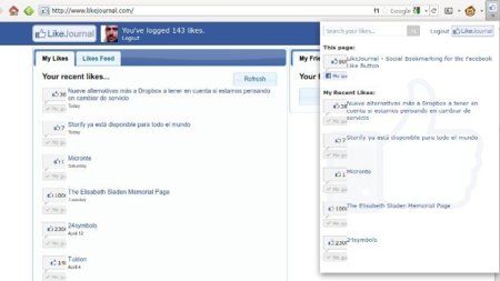 Accede a todo lo que has compartido por Facebook con "Me gusta" desde Firefox y Chrome