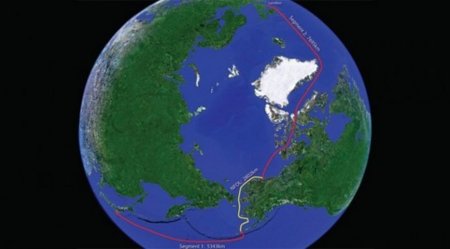 El deshielo del Polo Norte permitirá desplegar nuevos cables de fibra óptica entre Europa y Asia