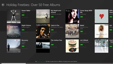 Microsoft nos regala más de 50 álbumes de música gracias a su app Music Deals
