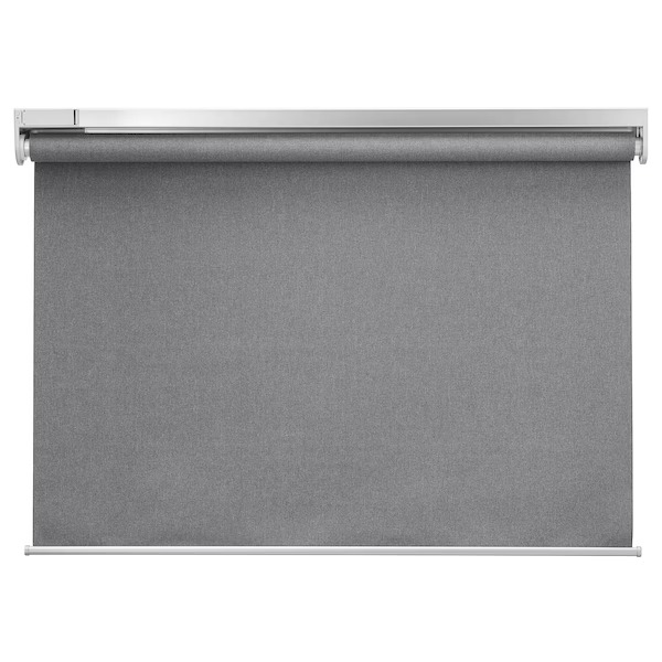 FYRTUR
Estor opaco, inalámbrico/a pilas gris 140 x 195 cms