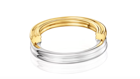 anillo bicolor de Tous