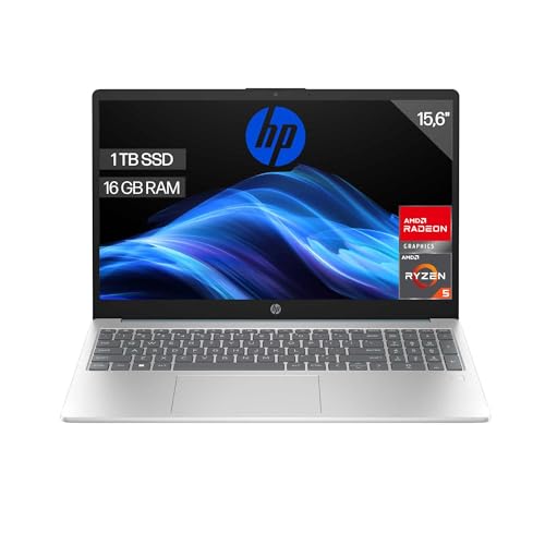 HP - Ordenador portátil de 15.6" FHD 