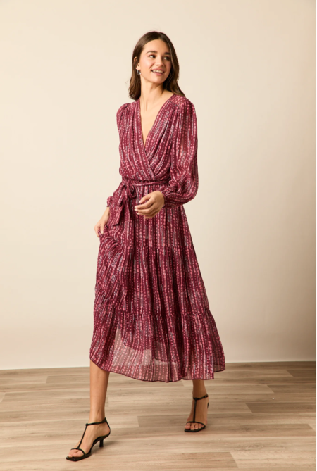 Vestido con sandalias