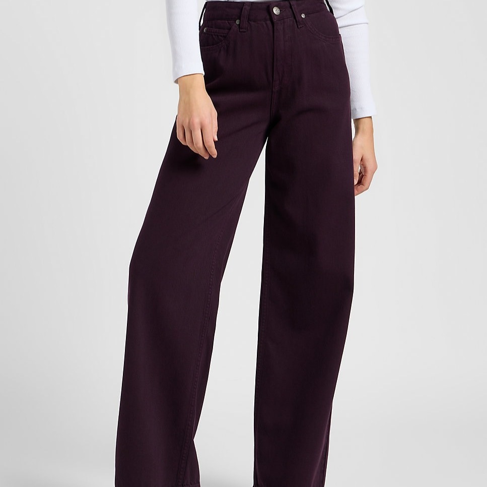 Lee - Vaquero Stella de mujer de pierna A-line y tiro super alto.