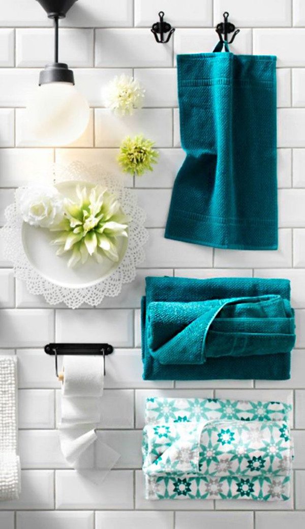 17 ideas para decorar el baño con color turquesa