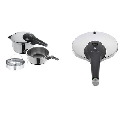 Oferta del día en el set de dos ollas de presión WMF Perfect Premium: hasta medianoche cuestan 152,99 euros en Amazon