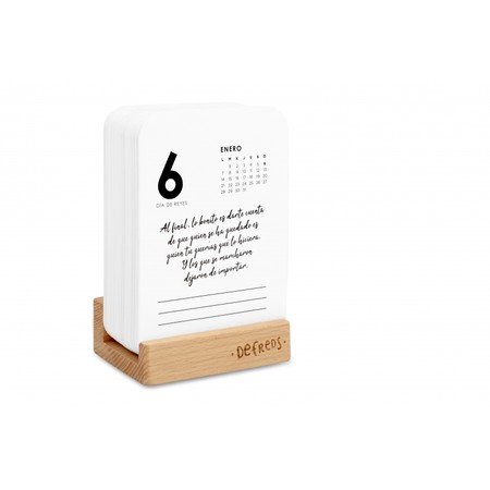 Calendario De Tarjetas Defreds