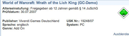 'Wrath of the Lich King' podría ser la nueva expansión de World of WarCraft
