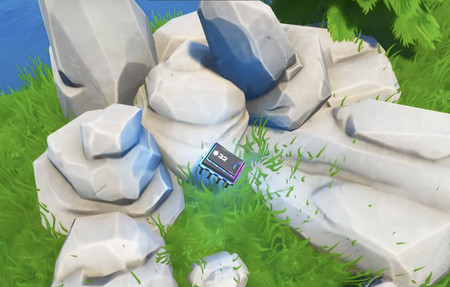 Desafío Fortnite: dónde conseguir el Fortbyte 32 accesible llevando la mascota Kyo en el punto más al norte. Solución