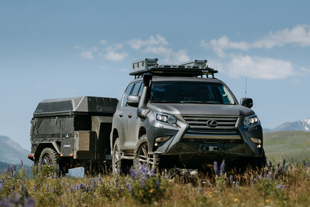 Este Lexus GXOR concept es un lujoso todoterreno con motor V8, preparado para aventuras off-road