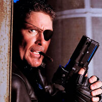 Además de corretear por la playa y tener un coche fantástico, David Hasselhoff fue Nick Fury en una película horrorosa de cuando Marvel hacía Serie-B