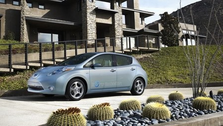 Nissan LEAF 2010 azul 20