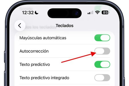 Desactivar Autocorrector Iphone