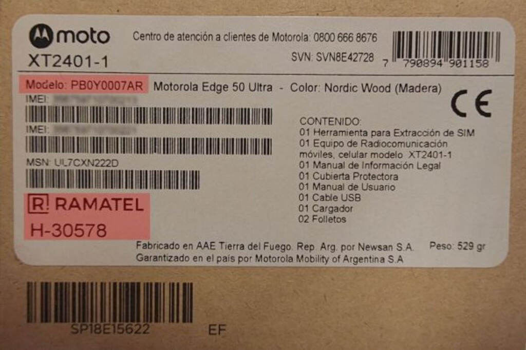 Cómo ver mi IMEI en un celular Motorola en Argentina 