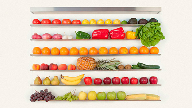 Fruit Wall, para almacenar tus frutas y verduras de forma elegante