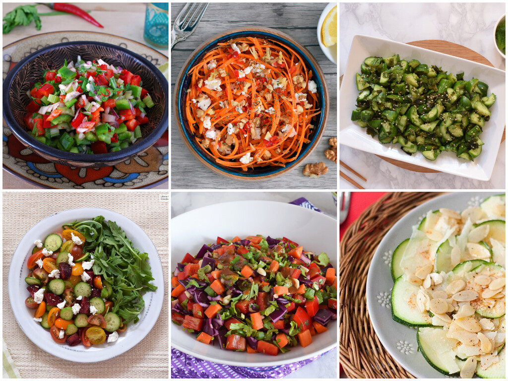 19 recetas de ensaladas frías ideales para cuando aprieta el calor