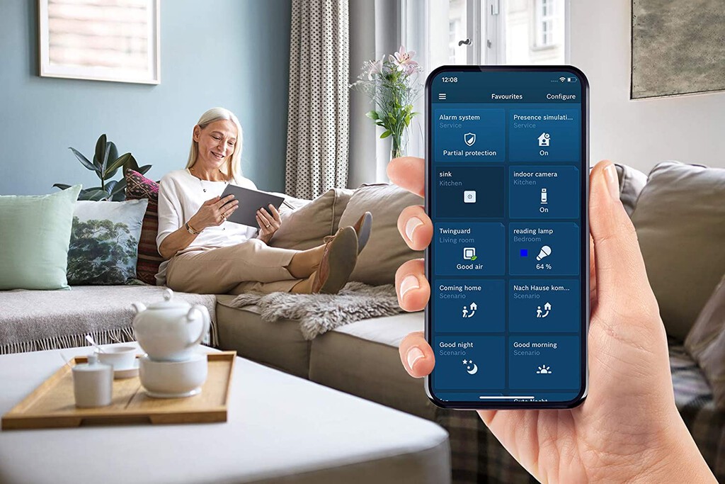 Bosch actualiza su app y su Hub y ahora se puede usar el pulsador para activar escenas y automatizaciones