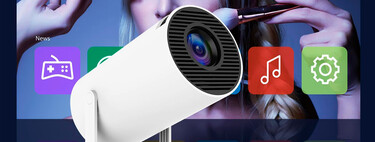 Montar tu propio cine en el jardín o salón de tu casa sale ahora muy barato con este proyector portátil que arrasa en ventas 