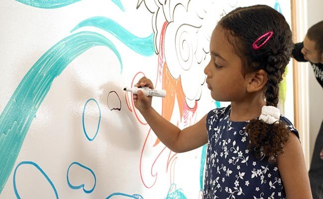 Ideapaint: los niños ya pueden pintar en las paredes