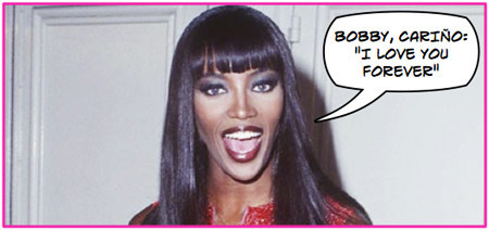 Boquitas de piñón: Naomi Campbell