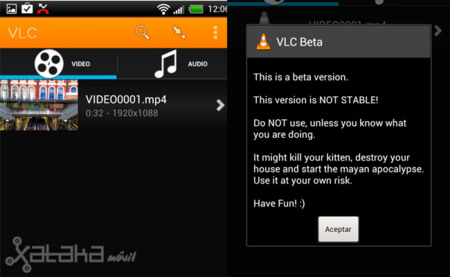 VLC ya está disponible en Android como versión beta