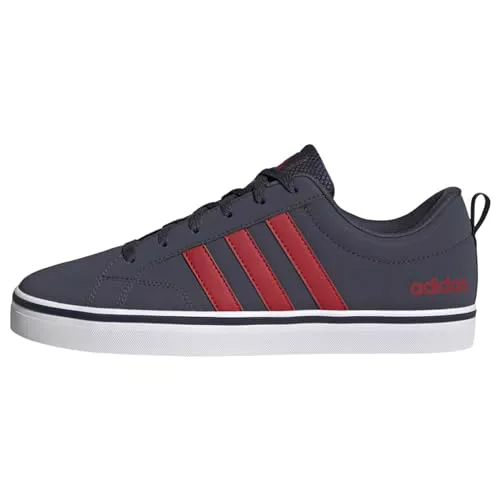 adidas Hombre VS Pace 2.0 Shoes, Shadow Navy / Scarlet / Cloud White, 39 1/3 EU