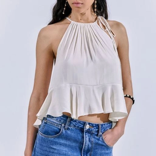Top halter fluido
