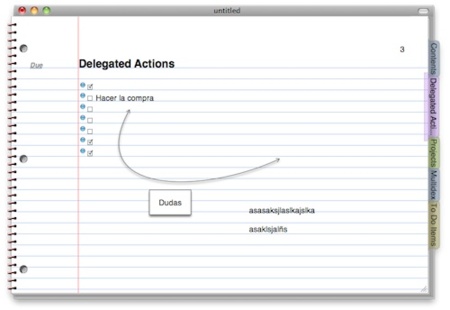 NoteBook, un cuaderno de notas para Mac OS X