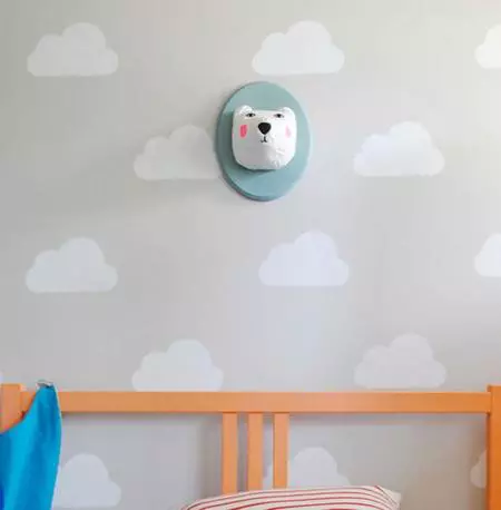 Hazlo tú mismo: Otra idea sencilla y hermosa para decorar las paredes de un dormitorio infantil