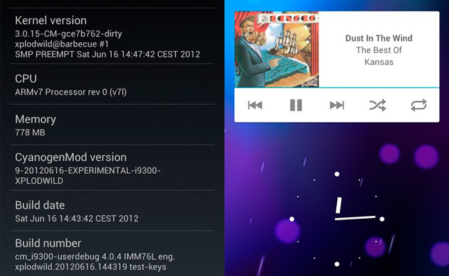 Galaxy S3 CyanogenMod 9