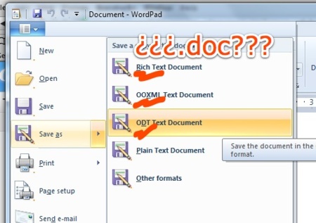 WordPad no lee documentos .doc